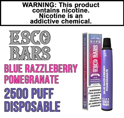 Esco Bar Blue Razzleberry Pomegranate 50mg