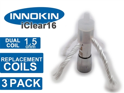 Innokin iClear16 Replacement Coil Dual Coil 3 Pack