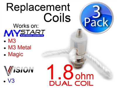 Vision Tank eGo V3 Replacement Coil 1.8 oHm