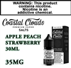 Coastal Clouds Salts Apple Peach Strawberry 30mL