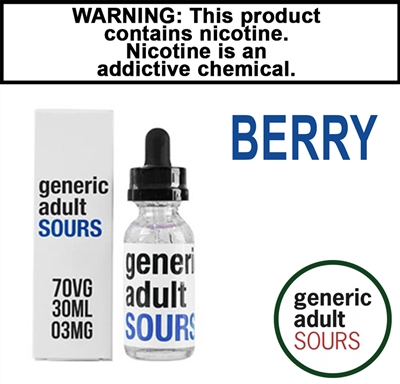 Generic Adult Sours - Berry (30mL)