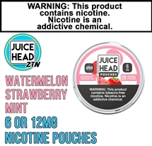 Juice Head ZTN Pouches 20 Pack Watermelon Strawberry Mint