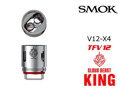 Smok TFV12 Cloud Beast KING Coils - V12X4