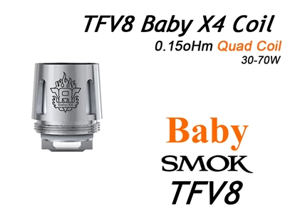 Smok TFV8 Baby Coils - X4