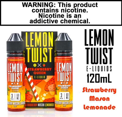 Lemon Twist - Strawberry Mason Lemonade (120mL)