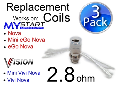 Vision ViVi Nova and Mini Replacement Coil 2.8ohm