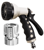 Sprayer Pistol - Multi-Shower - 7 spray settings, with male QuickConnect PLUS Hose End Connector - 17.0000.9-46.0823.9