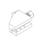 Mazak Reverse Left Hand TURNING HOLDER 20MMX20MM for  for QTNNEXUS 100, SQT 10, SQT 100 - 12 STATIONTURRET SQT 15, SQT 18, SQT 200, SQT 250 - 16 STATIONT