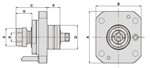 BNADA38ER16: MIYANO DA TYPE ER16 HOLDER BNA-DA38-ER16