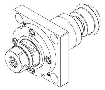 BND-DA45-ER20-S, MIYANO DA TYPE ER20 HOLDER,45MM SHANK,44.5MM LONG for BND-51  for BND-51, BND-3...