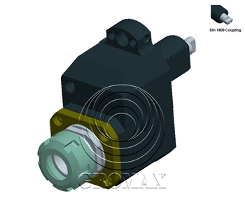 AXIAL DRILLING & MILLING HEAD OFFSET W/ COLLET CHUCK