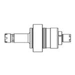 DA65WA-100L-ER16M: DA65WA-100L-ER16M: Wasino Axial Milling And Drilling Head