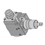 DF44NA-25.4C-60: DF44NA-25.4C-60 : NAKAMURA TOME Radial Milling & Drilling Head