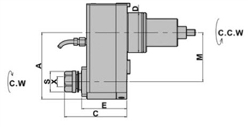 DW300-DA65-20-80 : VDI Axial Offset Holder BMT