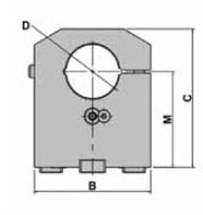 DW350-B50.8-90-T : VDI Boring Holder Split Type BMT