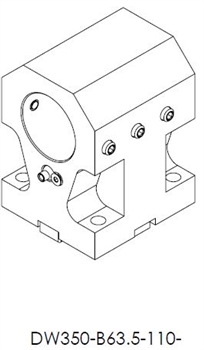 BMT75, DW350 Boring Bar Holder