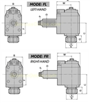 FR4054823285: R1340BR2 , RADIAL DRILL&MILL HOLDER R H