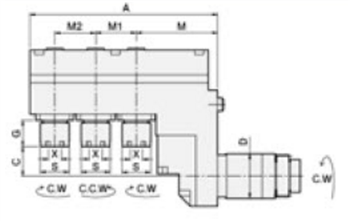 STARBR34-16M-3C : STAR Radial Tripple Heads Milling & Drilling Holder