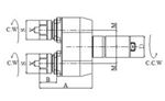 TA-DA30-16DY: TA-DA30-16DY: Takamaz Axial Milling And Drilling Head Double Collets, Y Offset