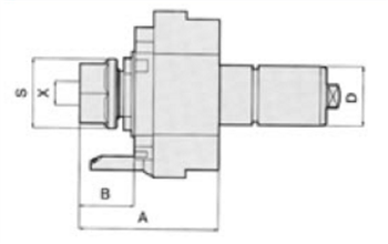 TADA30ER20: TA-DA30-ER20, AXIAL MILLING AND DRILLING HEAD for TAKAMAZ XY-120