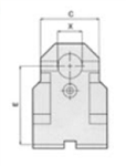 TAXY120DB25: TAXY120DB25, BORING BAR HOLDER (TA-XY120-DB25)