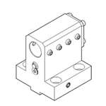 BORING BAR HOLDER FOR NAKAMURA  INTERNAL COOLANT WT150-B25-75-A