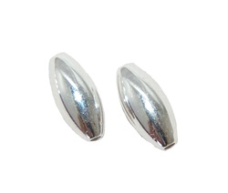 Rice Bead 7x3mm Silver  Qty 250