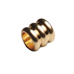 Ribbed Tube Bead