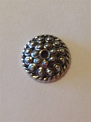 Bead Cap 10mm Pewter