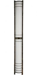 63" Kamakura Urban Asian Bamboo Floor Lamp