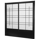 7 ft. Tall Eudes Shoji Sliding Door Kit (Double-Sided)