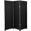 4 ft. Tall Woven Fiber Room Divider Screen (more panels and colors available)