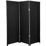 4 ft. Tall Woven Fiber Room Divider Screen (more panels and colors available)