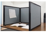 2'FT or 3'FT Tall Table Top Display Folding Screen Partition (more colors available)