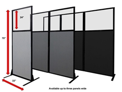 Work Station Privacy Partition Panel (3 Sizes & More Colors)