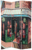 6 ft. Tall Double Sided Parisian Street Room Divider