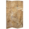 6 ft. Tall Double Sided Sandy Meadows Canvas Room Divider Screen