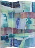 5 ft. Tall Ocean Dance Canvas Room Divider Screen