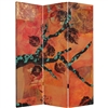 5 ft. Tall Rich Autumn Canvas Room Divider Screen