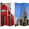 6ft Tall Double Decker Bus London Room Divider Screen