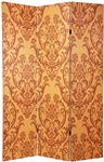 6 ft. Tall Double Sided Damask Room Divider