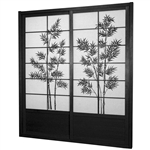 7 ft. Tall Bamboo Tree Shoji Sliding Door Kit