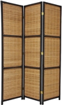 6 ft. Tall Woven Accent Room Divider (more panels & finishes)