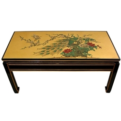 Asian/Oriental Gold Leaf Coffee Table