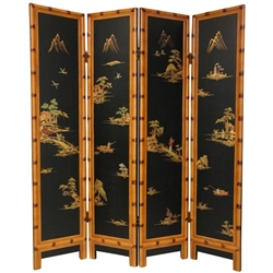 6 ft. Tall Ching Room Divider Decorative Folding Screen