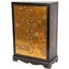 Asian/Oriental Gold Leaf Five Drawer