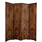 6 ft. Tall Olde-Worlde Parlor Room Divider Decorative Screen
