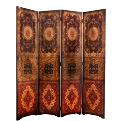 6 ft. Tall Olde-Worlde Baroque Room Divider Decorative Folding Screen