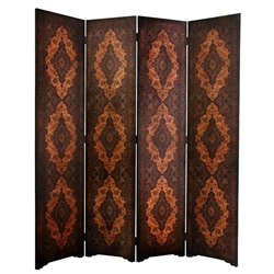6 ft. Tall Olde-Worlde Classical Room Divider Decorative Folding Screen