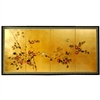 2ft & 3ft Tall Gold Leaf Cherry Blossom Silk Screen